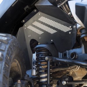 Jeep Wrangler Fender Liners - Front - Go Rhino - JL/JLU Front - Black - `18-`20 Jeep Wrangler Fender Liners - Front - Go Rhino - JL/JLU Front - Black - `18-`20